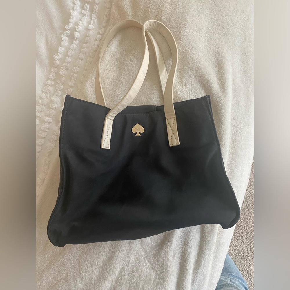 Medium size nylon black Kate Spade purse